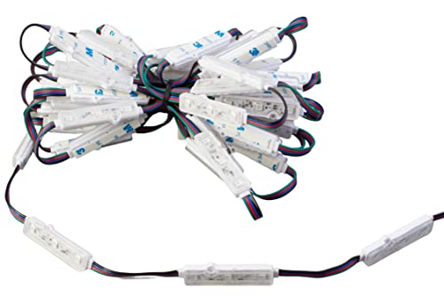 Cinta LED RGB 69 pies con Control y Fuente UL miniatura 4
