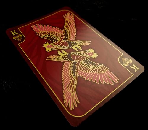 Celestial Wings: Baraja de Cartas con Diseño de Pájaros Elegantes miniatura 4