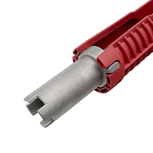 Image of Basin Wrench, Faucet and Sink Installer Tool Multifunctional Plumbing Tool Pipe Extractor for Sink Bathroom Kitchen Toilet Plumbing
