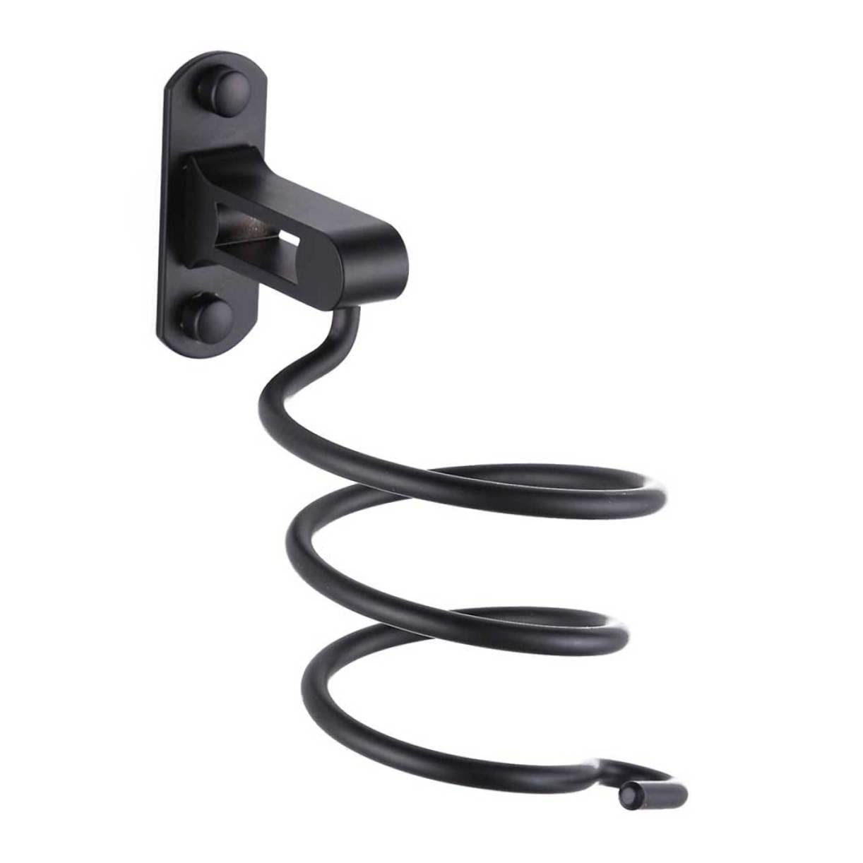 BIUDECO Bathroom Hair Dryer Rack Wall Mount Aluminum Storage Organizer Simple Space Design