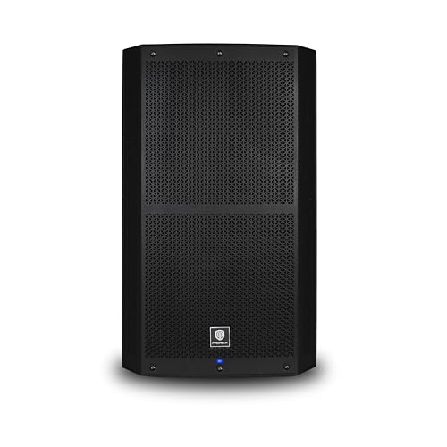PRORECK 15-inch 1400W P.M.P.O Stereo Powered Speaker/Stage Monitor, 3 DSP Channel Inputs PA Speaker...