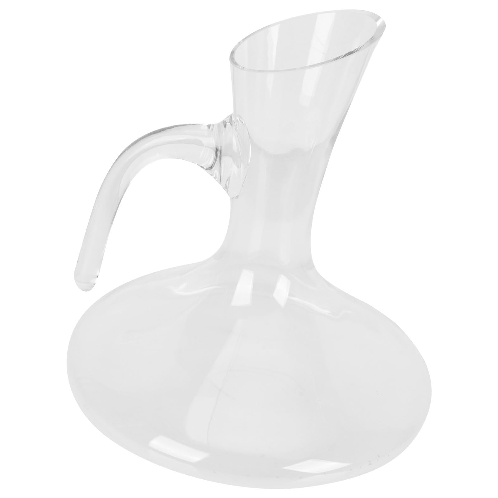 Operitacx Decantador de Vino Profesional de Vidrio con Diseño Elegante y Seguro Dispensador de Licor para Whisky y Vino Tinto Accesorio Práctico para Uso Doméstico y Restaurante