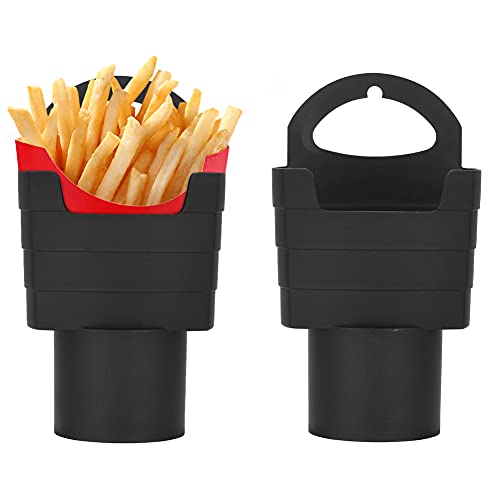 Image of 2 Pack French Fry Cup Holder for Car Multipurpose Fast Food Drink Cup Holder Car Storage Box Holder