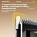 CACRTY Hair Clippers for Men, Cordless Clipper and Trimmer Set, Clippers for Hair Cutting Kit with LCD Display, Long Battery Life, R-Shaped Rounded Corner Design,Powerful Motor, Gifts for Men