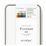 PREMIUM QUALITÄT OHNE BÜGELN. Unser Premium Spannbettlaken ist für Maschinenwäsche geeignet und lässt sich sehr einfach ohne Farbverlust bei bis zu 60 Grad waschen.