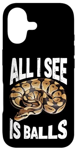 �{�[���p�C�\�� �T���O���X���D�� ঒��� �w�r Ball Python Snake Owner �X�}�z�P�[�X iPhone 17 �p
