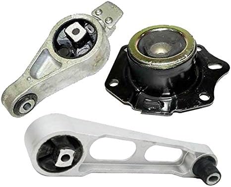 K1234 Fits 2003-2009 Chrysler PT Cruiser 2.4L Turbocharged Motor Mount Set 3pcs : A5406 A2948 A2947