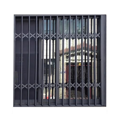 Barras de seguridad plegables con cerradura, para habitación de niños y loft, protección de ventanas al aire libre, protección de ventana al aire libre, barrera de seguridad de 90 x 180 cm