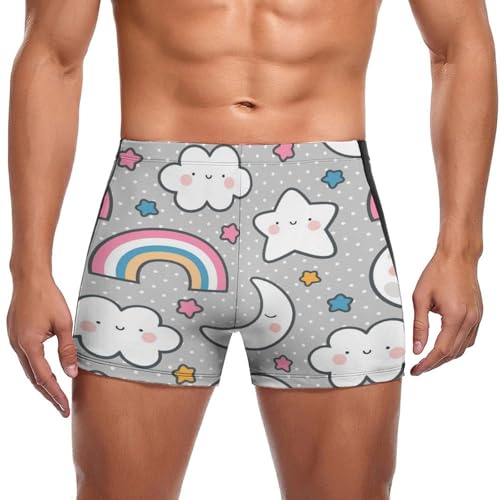 Maillot de bain slip homme nuage étoilé raffiné aux finitions soignées