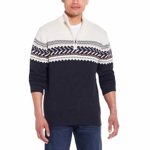 Weatherproof Vintage Men's Pullover Sweater (US, Alpha, X-Large, Regular, Regular, Gray)