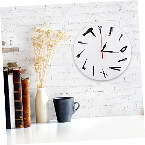 Horloge murale coiffure ronde Alipis décorative salon - 5