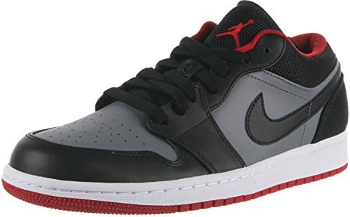 air jordan 1 low black gym red cool grey