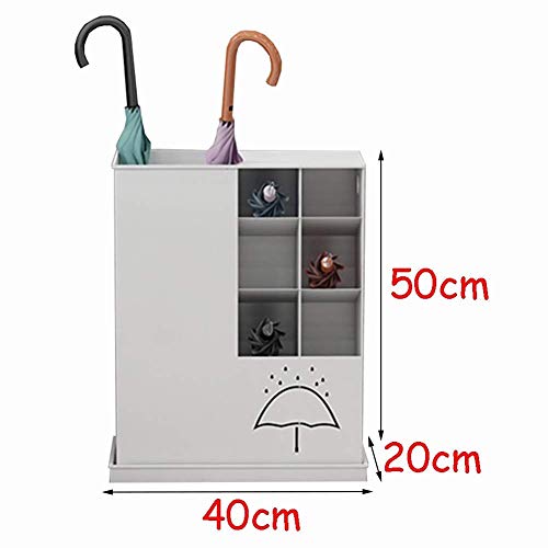 Support de parapluie antirouille porte-parapluie métallique avec bac de récupération
