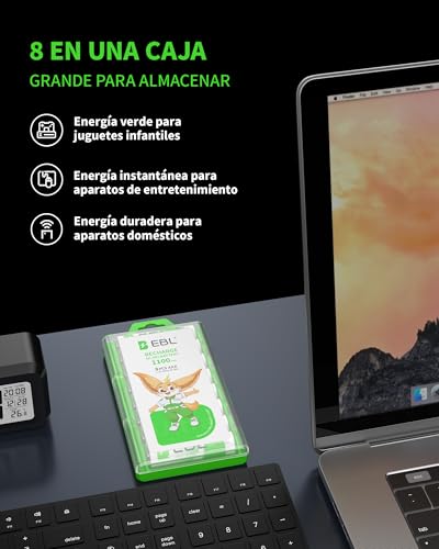 Variante de Pilas Recargables EBL 1100mAh AAA Ni-MH