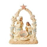 Enesco Jim Shore Heartwood Creek Coastal Holy Season Nativity Figurine- Resin Hand Painted Christmas Nativity Scene Statue, 7.2 Inch