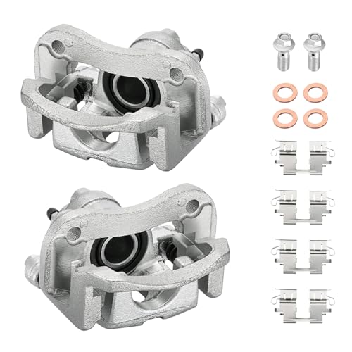 Image of BDFHYK 19-B2905 19-B2904 Rear Disc Brake Caliper Assembly Compatible with Toyota Highlander 2004 2005 2006 2007 2.4L L4 3.3L V6, GAS 2pcs