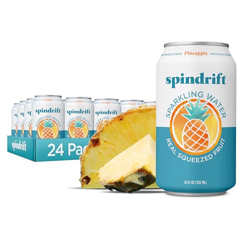 Image of Spindrift Pineapple Sparkling Water Can 12 Ounce (Pack of 24)