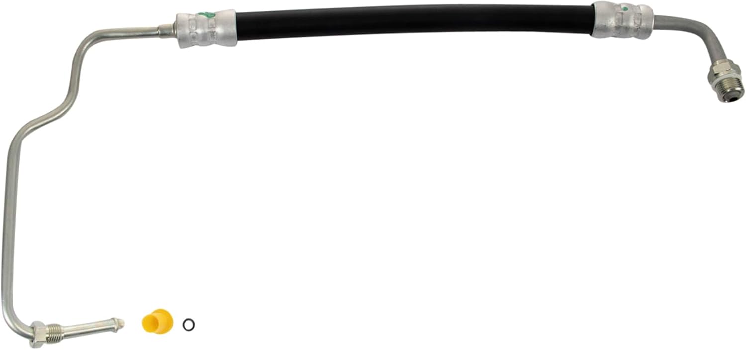 TRQ Power Steering Pressure Line Hose Assembly Compatible with 2000-2005 Ford Excursion 1999-2004 F-250 Super Duty F-350 Super Duty