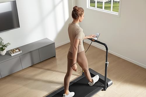 Image of KINGSMITH WalkingPad R1 Pro Treadmill Foldable Running Walking Pad with Remote Control | Speed 0.5-10 km /h | Walking in The Office, Home |Quiet Operation | English Version, Black