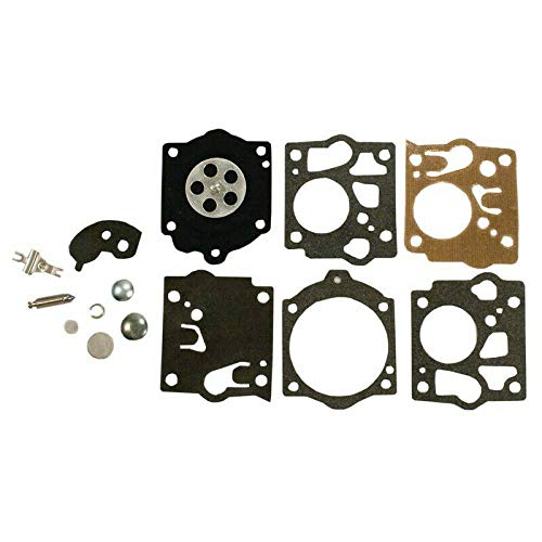 (New) SDC Carburetor Kit fits Walbro Homelite XL-12 Super XL Complete Carb Repair Saw fits K1-SDC, K10-SDC + Free E-Book for Your Lawn Mower (One Pack)
