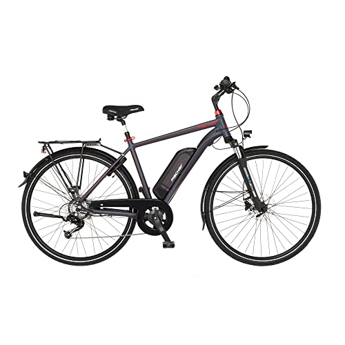 FISCHER E-Bike Trekking VIATOR 1.0, Elektrofahrrad für Damen und Herren,...