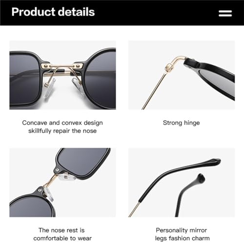 Vintage Asymmetric Galsses Frame Women Men Sqaure Round Glasses Spectacles Frame UV4003