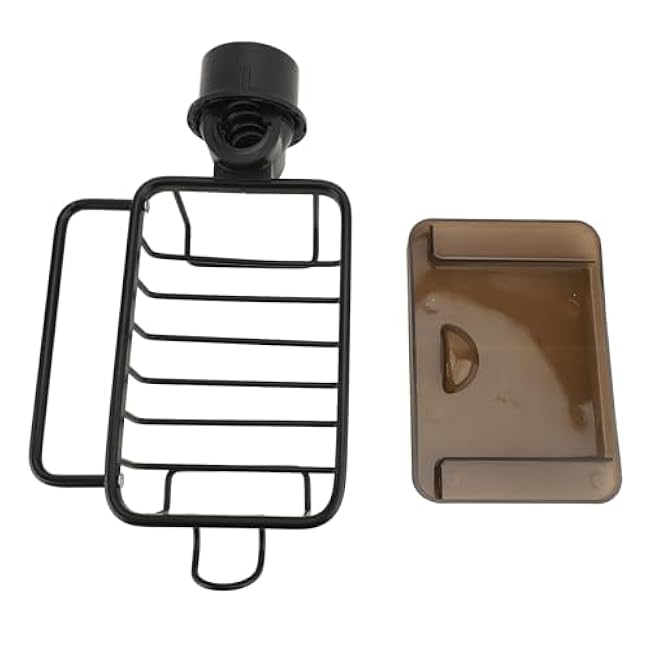 Yosoo Sponge Holder, Kitchen Sink Organizer, Hanging Faucet Drain Rack, Space Aluminum, Ideal for Round Faucets (Grey)