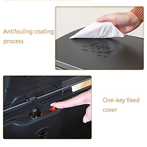 TEmkin Abfalleimer Fußbetriebener Mülleimer mit Deckel Haushalts-Mülleimer aus Edelstahl mit großem Fassungsvermögen Pedal-Mülleimer - Leises und sanftes Öffnen und Schließen des Mülleime – Bild 4