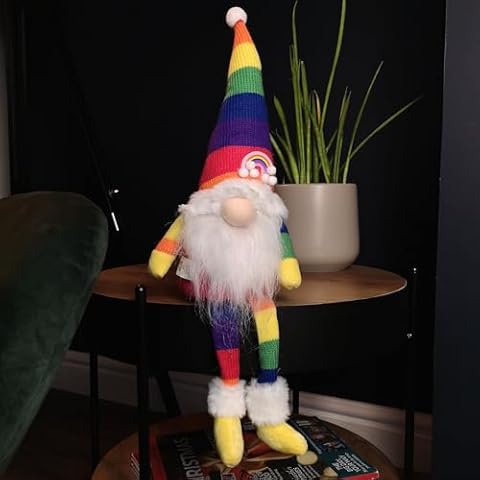 Samuel ALEXANDER 47cm Rainbow Plush Christmas Gonk Cover