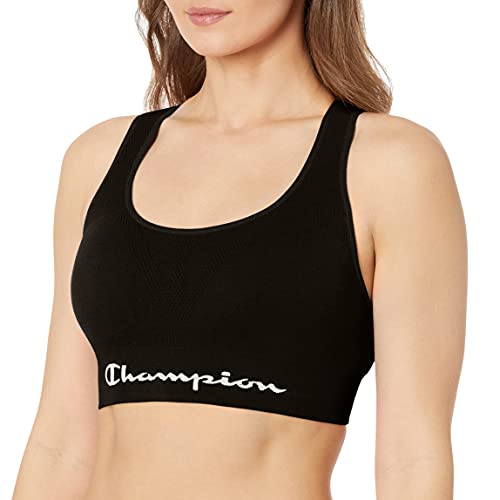 Champion Women's The Infinity Sport Bra, Black, XS