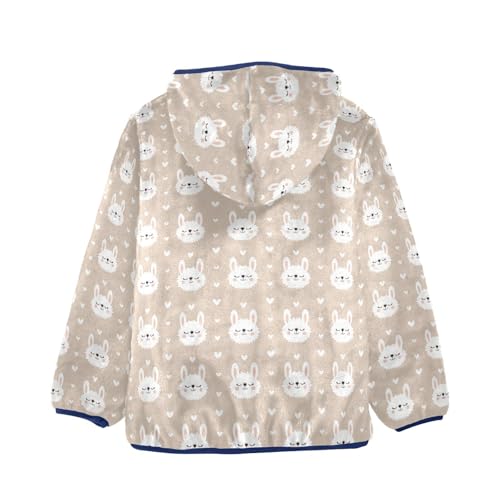 Cute Alpaca Heart Boys Fleece Coat,Children's Zip-Up Hoodie Jacket,Baby Warm Fashion Outerwear 3-10T,A1134582