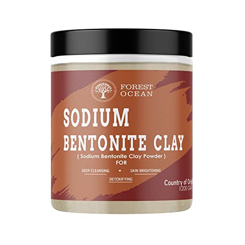 Image of 100% Pure Sodium Bentonite clay Powder (Indian Healing Clay) for Face & Skin Care - 200GM