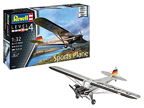Revell, Unvarnished 03835 Sports Plane Builder's Choice 1:32 Scale Plastic Model kit