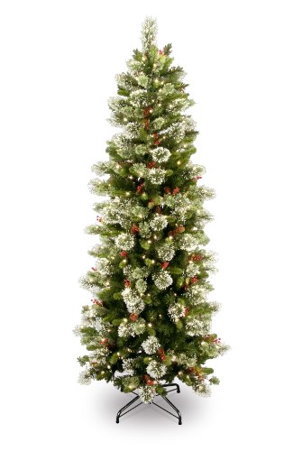 Simple Slim Christmas Tree Decorating Ideas