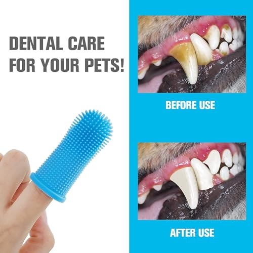 15Pcs Dog Toothbrush, 360º Pets Teeth Cleaning Toothbrush, for Dogs and Cats Dental Care - Image 4
