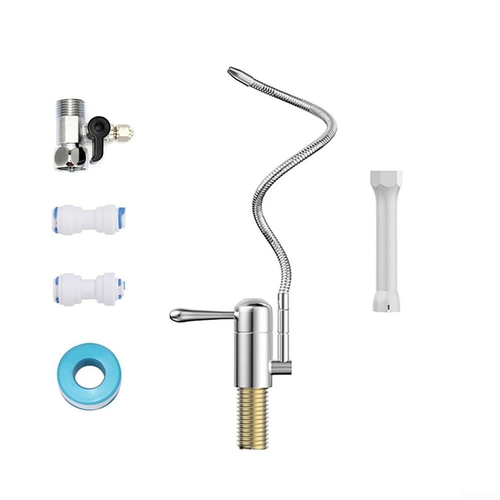 ZYCHSJXA Water Filter Taps, 360° Rotatable Brass Faucet for eSpring Purifiers Drinking Dispenser with Aerator