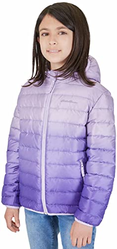 Eddie Bauer Youth Reversible Hooded Down Jacket