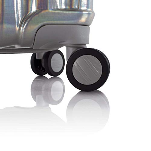 Heys America Astro Iridescent Spinner Luggage (Silver, 21") #TOP6