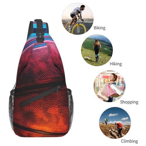 Bolso Sling Urbano Unisex Negro para Viaje y Deporte miniatura 5