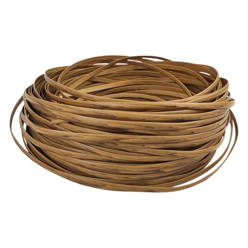 Kit de reparación de muebles de mimbre, repuesto impermeable con protección UV, tiras de mimbre de 120 pies, rollo de ratán, para decoración de cestas, mesas, armarios, manualidades, jardín, patio