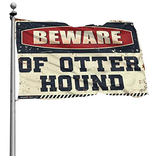 Bannière pour chambre Beware of Otter Hound gaeruite décor mural salon