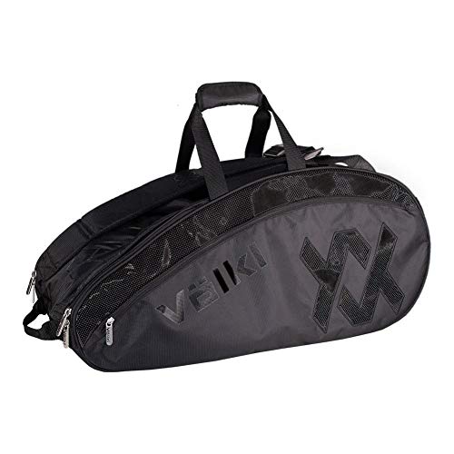 Volkl-Tour Combi Tennis Bag Black and Stealth-(687437695629)