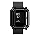 Produktbild LILYTING Kompatibel mit Xiaomi Huami Amazfit Bip Youth Smartwatch Gehäuse, Ultradünn TPU Anti-Scratch Flexibler Shülle chutzhülle Rundherum Schutz Case Cover Abdeckung (Schwarz)