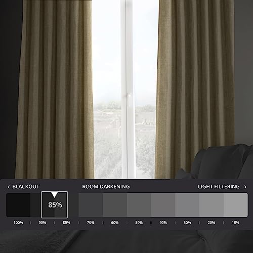 HPD-Half-Price-Drapes-Faux-Linen-Room-Darkening-Curtains-96-Inches-Long-Luxury-Linen-Curtains-for-Bedroom-Living-Room-1-Panel-50W-X-96L-Butterscotch