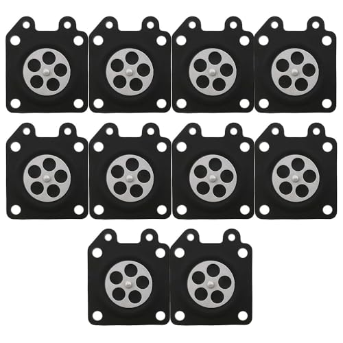 交換用10/20個キャブレターメーターダイヤフラム。95-526 500 3800 4500 5200 5800 カーアセンブリガスケットキット(10個)。