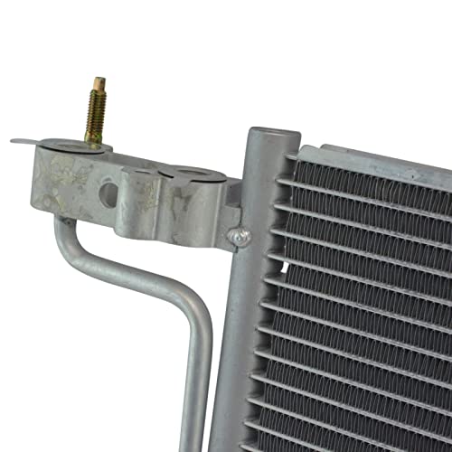 Image of TRQ A /C Condenser and Receiver Drier Assembly Compatible with 2012-14 Ford Focus L4 2.0L Naturally Aspirated