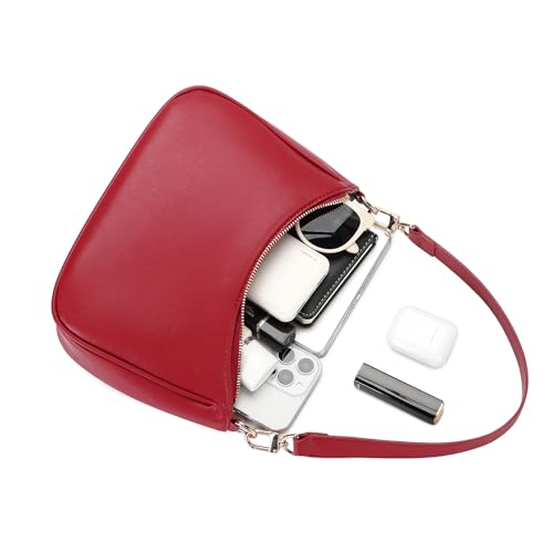 Image of CYHTWSDJ Shoulder Bags for Women, Cute Hobo Tote Handbag Mini Clutch Purse with Zipper Closure