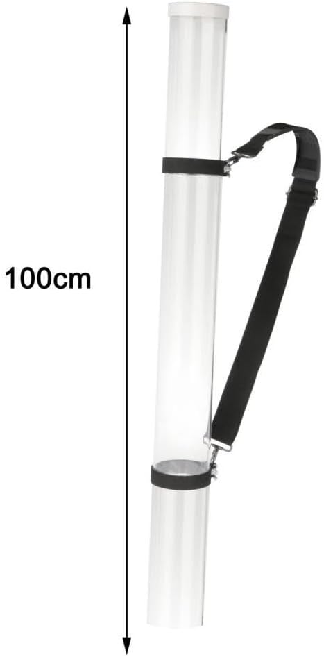 Ball Barrel, Badminton Cylinder, Adjustable Strap Lightweight Equipment Shuttlecock, Training Balls Tube for Unisex Sports Badminton, 100cm