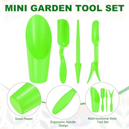 Set de 8 herramientas de mano para jardinería M METERXITY miniatura 2