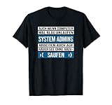 Witzige System Admins Computer Sauf Bluescreen